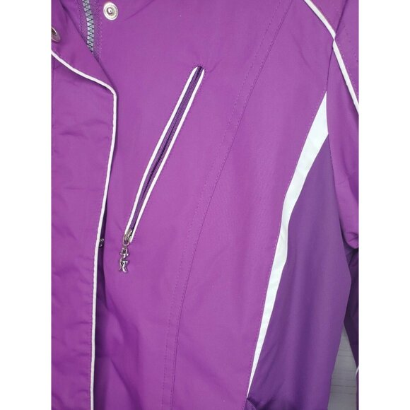Zero Xposur Performance Ski Jacket/Detachable Hood/Women’s Small Purple - Picture 2 of 12